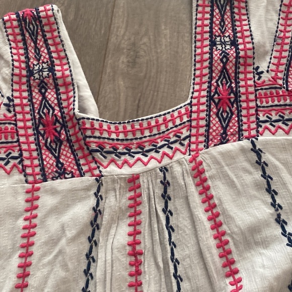Anthropologie Ruidoso Embroidered Dress XS - Picture 7 of 8